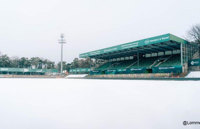 Il clima invernale mette fine alle partite 1B Lommel – Francs Borains e RSCA Futures – Jong Genk