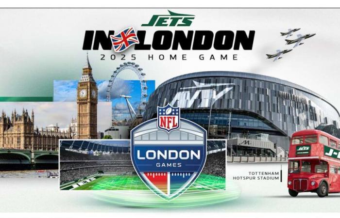 I Jets torneranno a Londra nel 2025, per ospitare una partita al Tottenham Hotspur Stadium