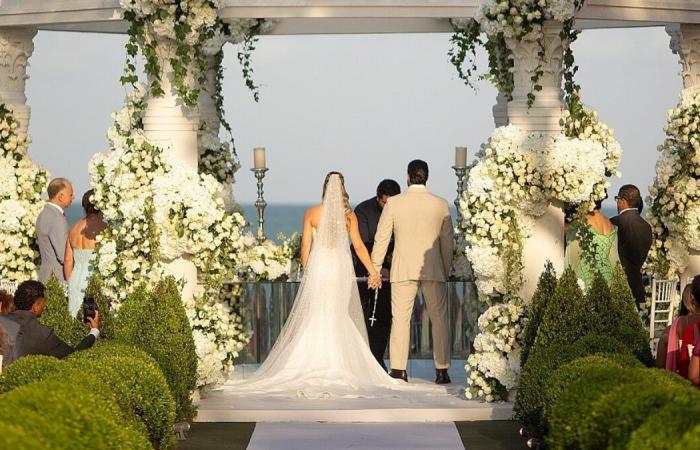 Il fotografo di SC registra il secondo matrimonio di Hulk e Camila Ângelo, del valore di R$ 20 milioni