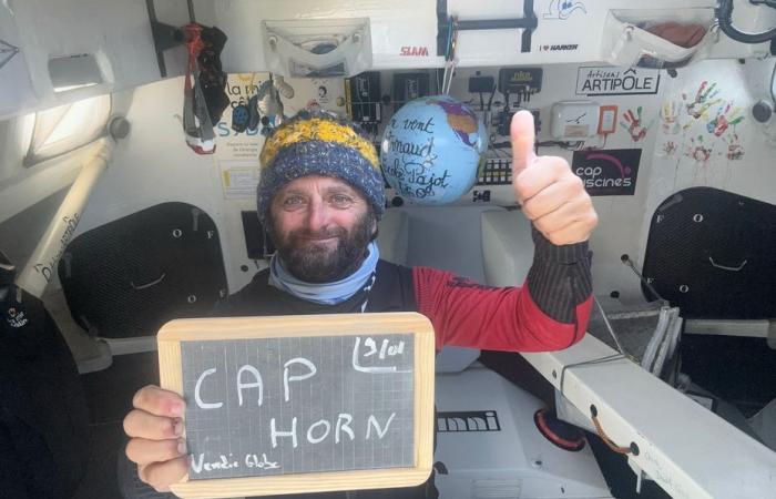 dopo 60 giorni in mare, Arnaud Boissières pubblica un video pazzesco per celebrare il passaggio di Capo Horn