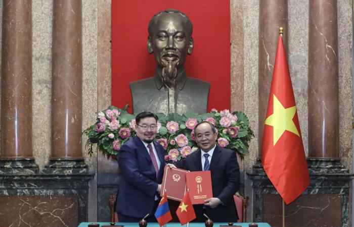 Vietnam e Mongolia rafforzano la cooperazione tra i loro uffici presidenziali