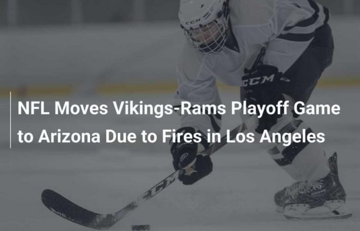 La NFL sposta la partita dei playoff Vikings-Rams in Arizona a causa degli incendi di Los Angeles