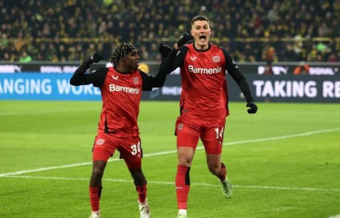 Il Leverkusen vince in casa del Dortmund e mette pressione al Bayern in Bundesliga