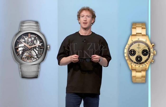 Mark Zuckerberg sorprende con questi orologi di lusso ultra rari