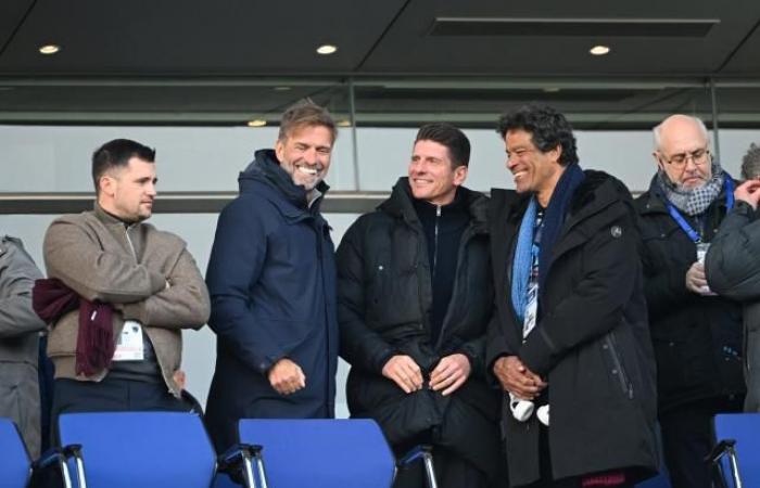 Klopp, Gomez, Rai… La piazza VIP dello Stade Charléty gremita per la vittoria del PFC contro l’Amiens