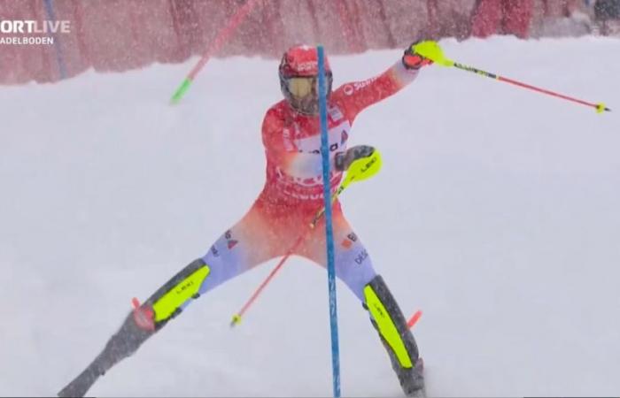 Slalom di Adelboden: Svizzera con grandi distacchi all’intervallo – Meillard eliminato