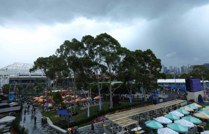 La partita dell’Australian Open Day 1 è sospesa a causa di pioggia e fulmini | Giro dell’ATP