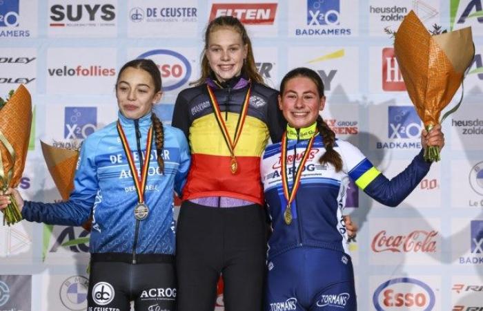 Sanne Laurijssen vince il titolo belga di ciclocross tra le ragazze junior, Lentel Huys la migliore esordiente