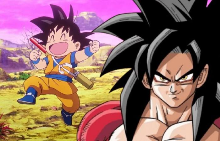 la serie rende questo bellissimo omaggio a Dragon Ball GT