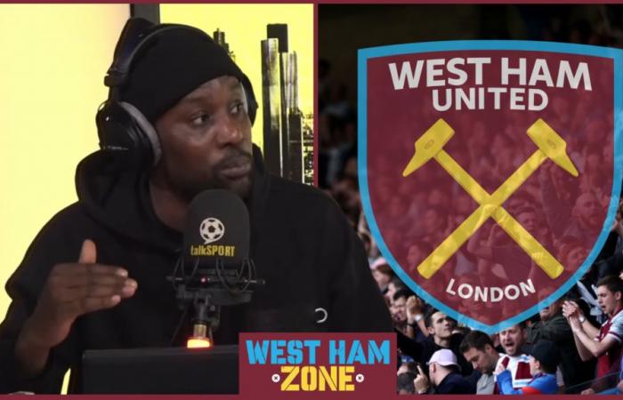 Carlton Cole si arrabbia dopo quello che dice in onda un tifoso del West Ham United