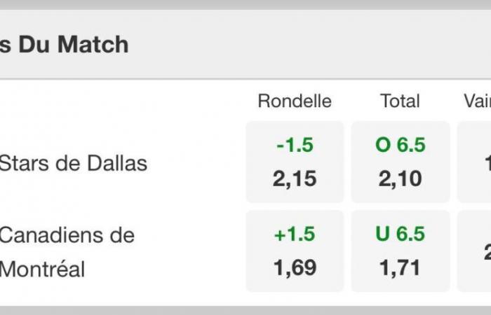 Scommessa giornaliera Betway: DAL-MTL