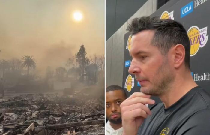 JJ Redick sotto shock dopo gli incendi di Los Angeles