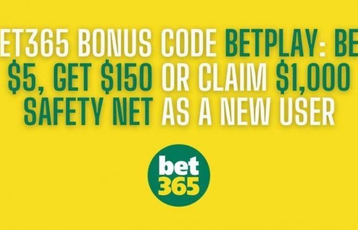 Codice bonus Bet365 BETPLAY per NFL Wild Card: bonus di $ 150