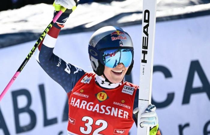 Lindsey Vonn si piazza 6a nella prima Coppa del Mondo di discesa libera in 6 anni