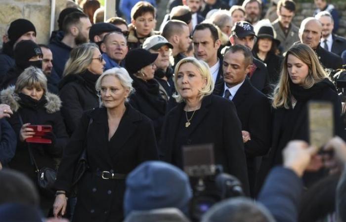 Jordan Bardella, Marine Le Pen… Chi era presente al funerale di Jean-Marie Le Pen?