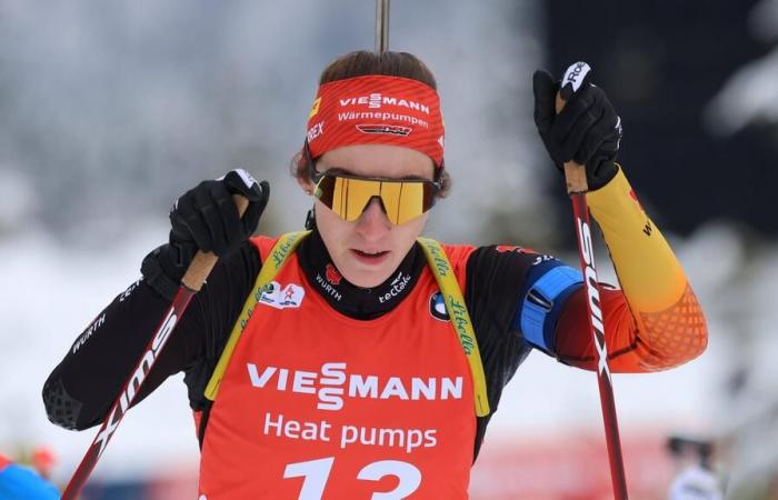 Sosta forzata amara per la stella tedesca del biathlon