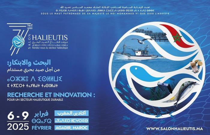 Il Salon Halieutis torna per la sua settima edizione ad Agadir dal 6 al 9 febbraio 2025