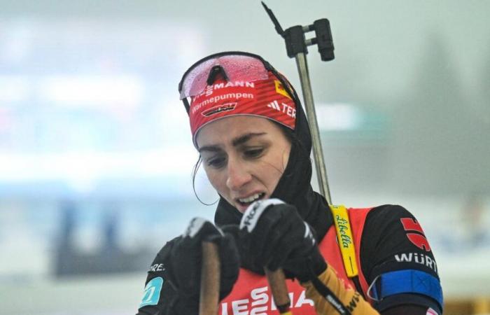 Coppa del mondo di biathlon: Vanessa Voigt abbandona la Coppa del mondo di casa a Oberhof