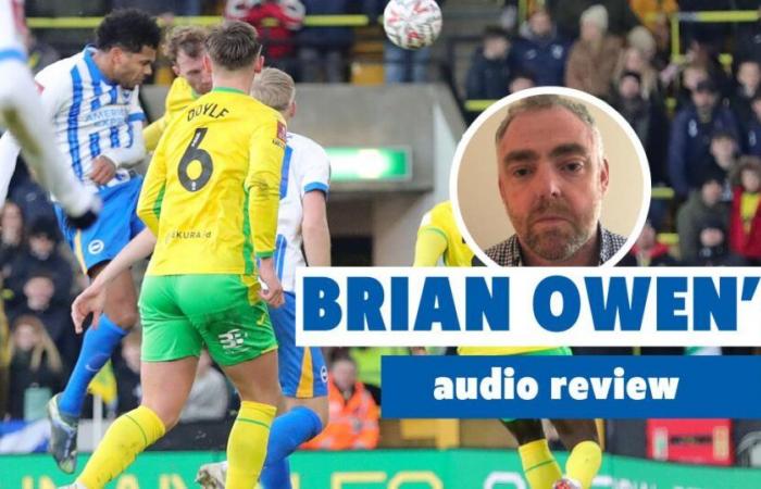 Norwich City 0 Brighton 4: recensione audio di Brian Owen