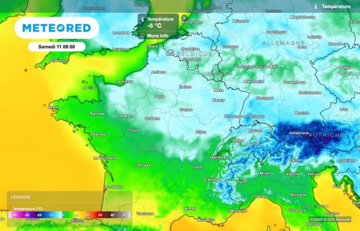 meno di -10°C stamattina! Le temperature torneranno a scendere!