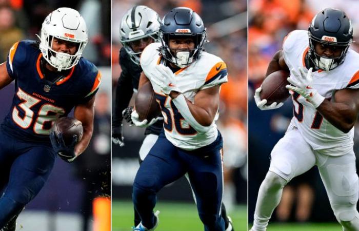 Grafico di profondità dei Broncos RB: dove Tyler Badie e Audric Estime si posizionano nel backfield di Denver nel match wild-card contro Bills