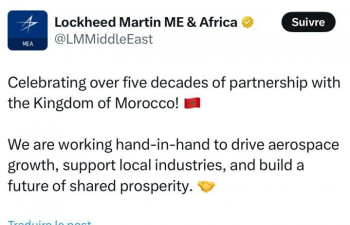 Lockheed Martin celebra più di cinquant’anni di cooperazione strategica con il Marocco