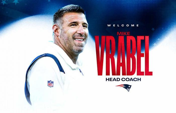 Il membro della Patriots Hall of Famer Mike Vrabel torna nel New England come nostro sedicesimo allenatore