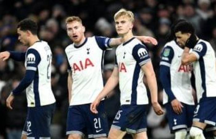 Werner guida la formazione del Tottenham contro Tamworth nel terzo turno della FA Cup..Sport