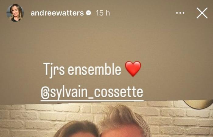 “Sempre insieme”: Andrée Watters condivide una rara foto di lei e del suo amante Sylvain Cossette