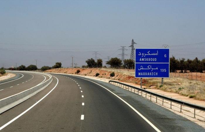 Avvertimento sul pericolo di malati di mente sull’autostrada tra Agadir e Marrakech