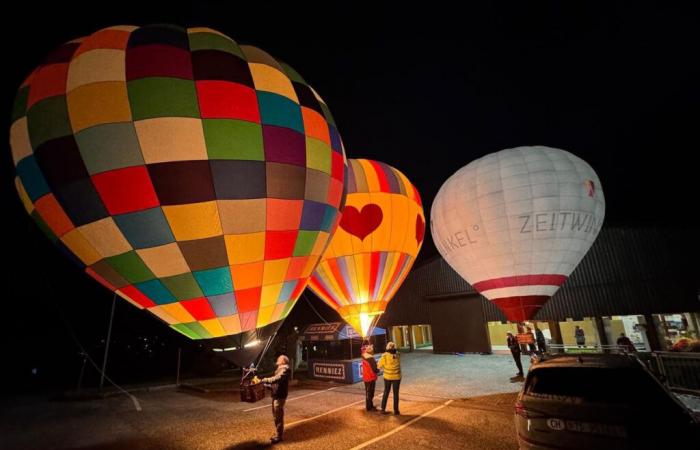 Mongolfiere inchiodate al suolo a Reconvilier