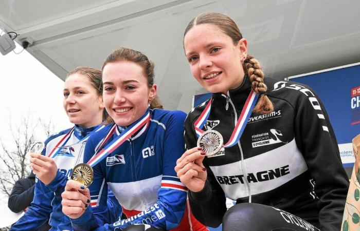 Lison Desprez, bronzo e rimpianti ai campionati francesi di ciclocross U19 a Pontchâteau