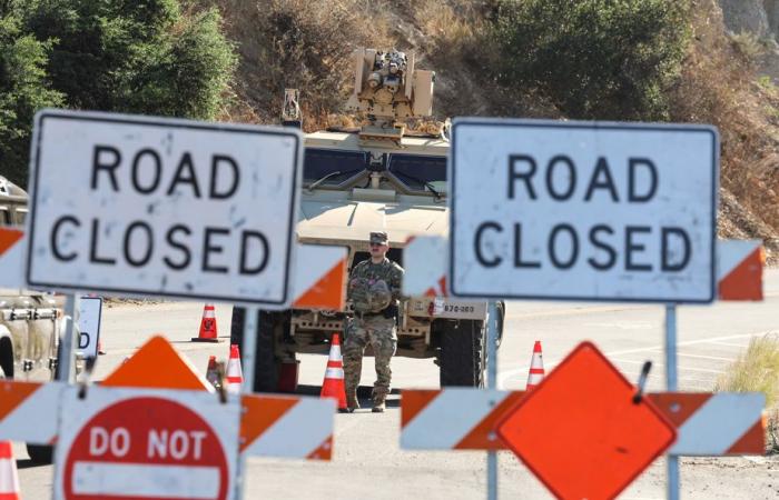 La stampa in California | Quartieri minacciati da enormi incendi