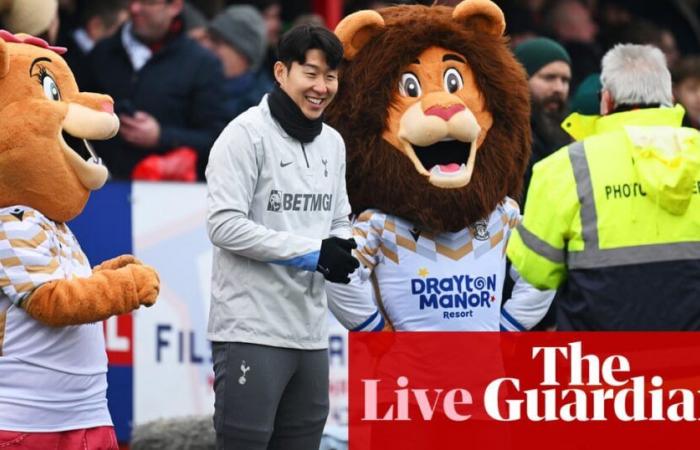 Tamworth-Tottenham: terzo turno della FA Cup – live | Coppa d’Inghilterra