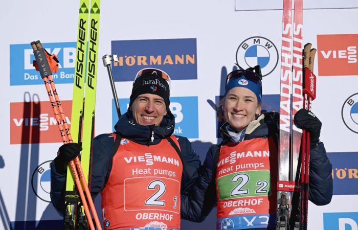 Lou Jeanmonnot e la Francia secondi nella staffetta mista, a Oberhof brilla anche Quentin Fillon Maillet