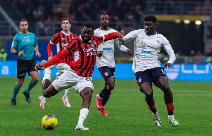 Primo gol di Sérgio Conceição in Milan – Serie A – J20 – Milan-Cagliari (1-1)