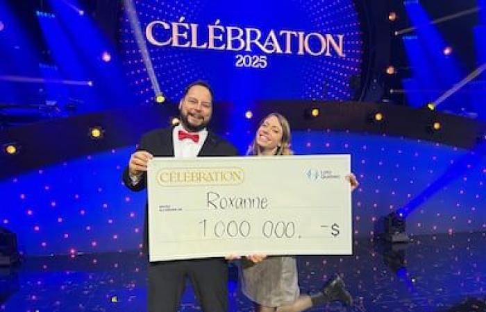 “Faremo un viaggio la prossima settimana!”: un 35enne residente a Drummondville vince 1 milione di dollari al gala Célébration