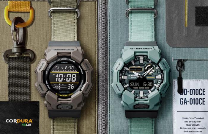 I nuovi orologi Casio G-Shock Urban Utility Series debuttano con una durata della batteria di 10 anni e caratteristiche ecologiche