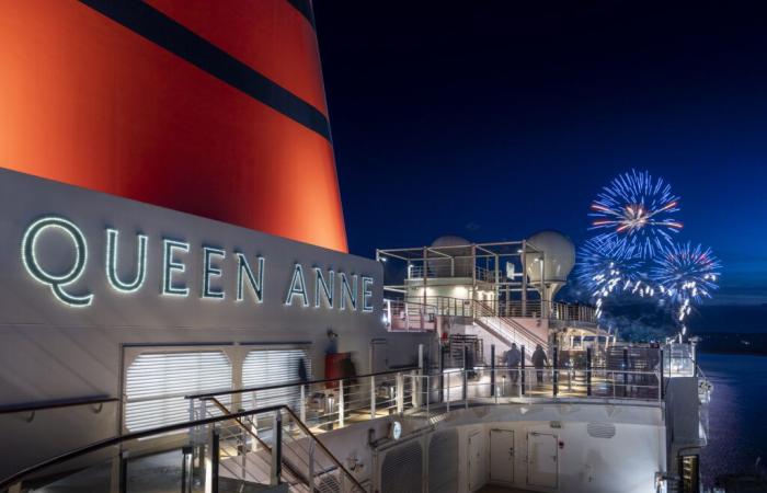 Cunard: il transatlantico Queen Anne inizia il suo primo giro del mondo