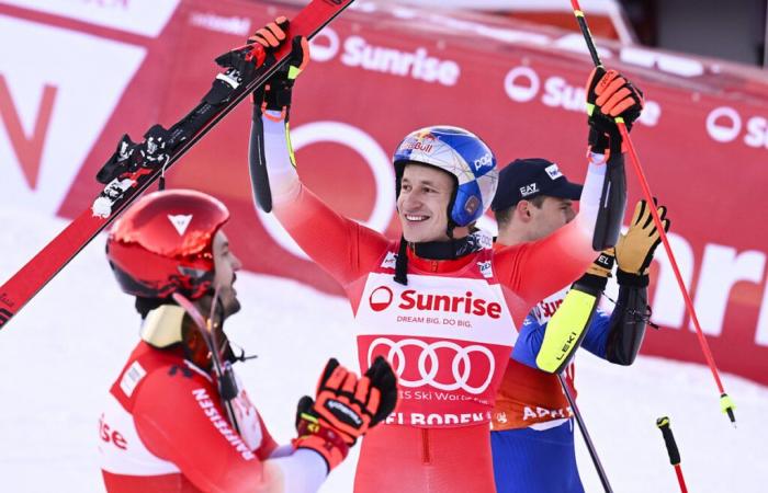 Doppietta svizzera ad Adelboden! Marco Odermatt vince davanti a Loïc Meillard