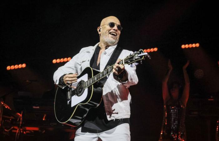 Pascal Obispo in concerto all’Accor Arena: Zazie, David Hallyday e una torta gigante per festeggiare il suo 60esimo compleanno