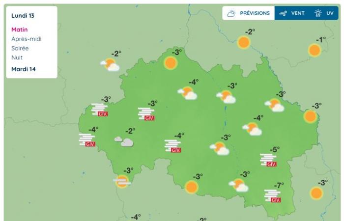 Allier (meteo) – Che tempo farà lunedì 13 gennaio 2025?