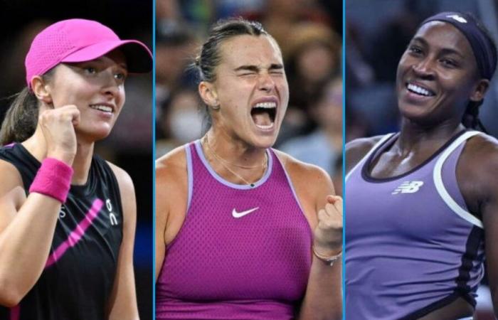 Aryna Sabalenka v Iga Swiatek v Coco Gauff per la classifica numero 1 al mondo agli Australian Open