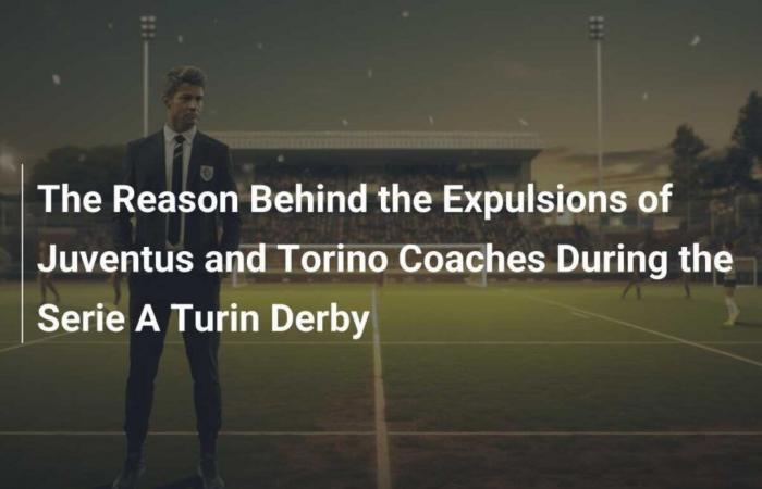 Il motivo delle espulsioni degli allenatori di Juventus e Torino nel derby di Torino di Serie A