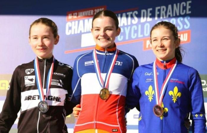 Lucie Elizalde, 16 anni, vince il titolo di campionessa francese di ciclocross