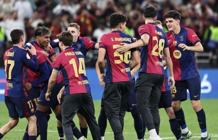 Il Barcellona travolge il Real Madrid 5-2 e vince la Supercoppa di Spagna