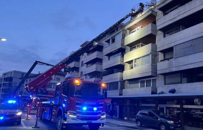 Incendio nel centro di Sierre: evacuati 50 residenti