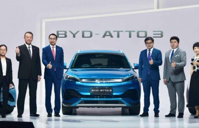 BYD supera Toyota nelle vendite di veicoli elettrici in Giappone nel 2024