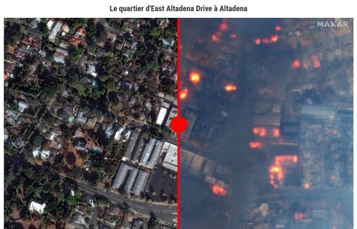 Incendi di Los Angeles: ecco l’entità dei danni [Avant/après]