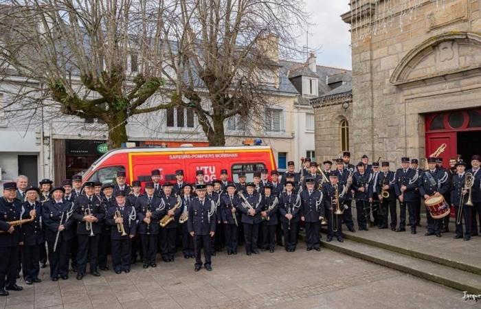 Musica! con i vigili del fuoco del Morbihan, a Plœmeur, domenica